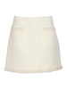 Boucle Pearl Mini Skirt