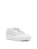 Geometric panels low-top sneakers