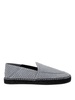 Piton effect leather slippers