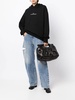 Logo-print long-sleeve hoodie