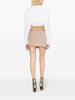 Asymmetric mini skirt