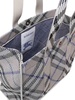 Tote Bag In Vintage Check Print