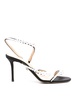 Sirene Satin Round Toe Pearl Sandals