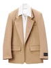 Cotton blend blazer