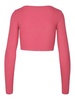 Fuchsia Viscose Lend Cropped Sweater