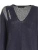 Cut-out sweater in blue