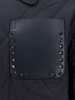 Padded and quilted nylon jacket