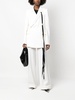 White Edith wrap blazer