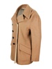 Wool and cashmere double-breasted coat