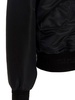 Logo patch bomber jacket
