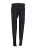 Black bro jeans with frontal buttons
