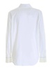 Mini beads on the cuffs shirt in white