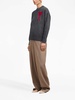 De Coeur Intarsia-Logo Wool Jumper