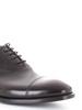Brushed leather black Oxford shoes