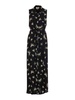 Poppy Black Chemisier Violet Dress
