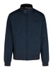Royston Navy Waxed Cotton Bomber Jacket