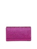 Fuchsia Clutch with Crystals