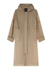 Long Beige Parka