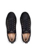 Wembley Black Leather Sneaker