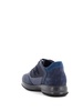 Interactive leather and suede sneakers