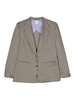 Striped Single-Breasted Jacket