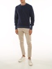 Biscuit pattern cashmere jumper