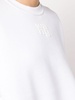 Crewneck cotton sweatshirt with logo