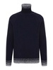 Navy blue turtleneck
