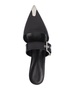 Buckle-detail leather mules
