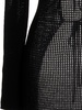 Openwork long cardigan