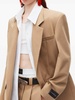Cotton blend blazer