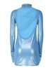 High neck dress with neckline