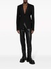 Single-breasted virgin wool blend blazer