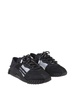 NS1 mixed materials slip ons