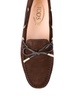 Heaven lace detail nubuck loafers