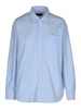 Boyfriend Light Blue Cotton Shirt
