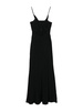 Kapri Cowl-Neck Crepe Maxi Dress