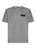 Gray Organic Cotton Jersey Crewneck T-Shirt