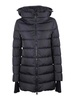 Quilted Down Jacket with Wool Sleeves