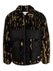 Faux-shearling quilted jacket