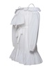White polyester dress