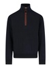 High collar sweatshirt