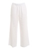 Linen wide leg trousers