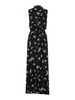 Poppy Black Chemisier Violet Dress