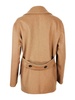 Wool and cashmere double-breasted coat