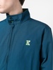 Graphic logo-print jacket with stripe trim