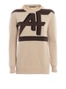 Logo intarsia wool and cashmere sweater