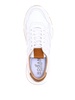 White leather sneakers