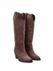 Camperos Boot In Brown Suede