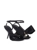 Fiocco satin sandals